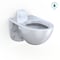 Toto TORNADO FLUSH Commercial Flushometer Wall-Mounted Toilet, Elongated Cotton White CT728CUV#01 - alternate 1